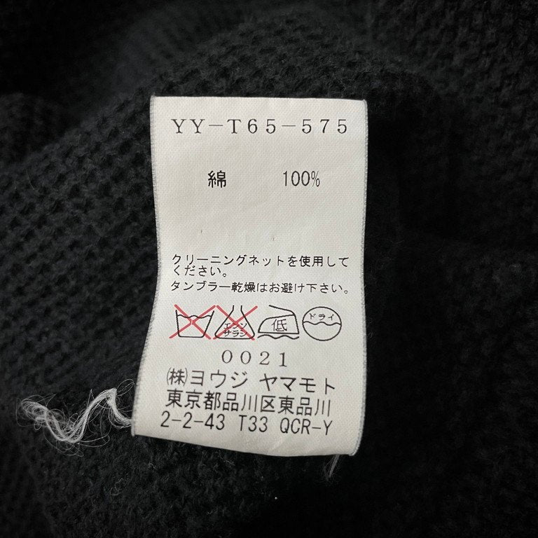 Y's ワッフルコットンバックドローコードシャーリングジャケット カーディガン トップス アウター Yohji Yamamoto Femme ワイズ ヨウジヤマモトファム レディース