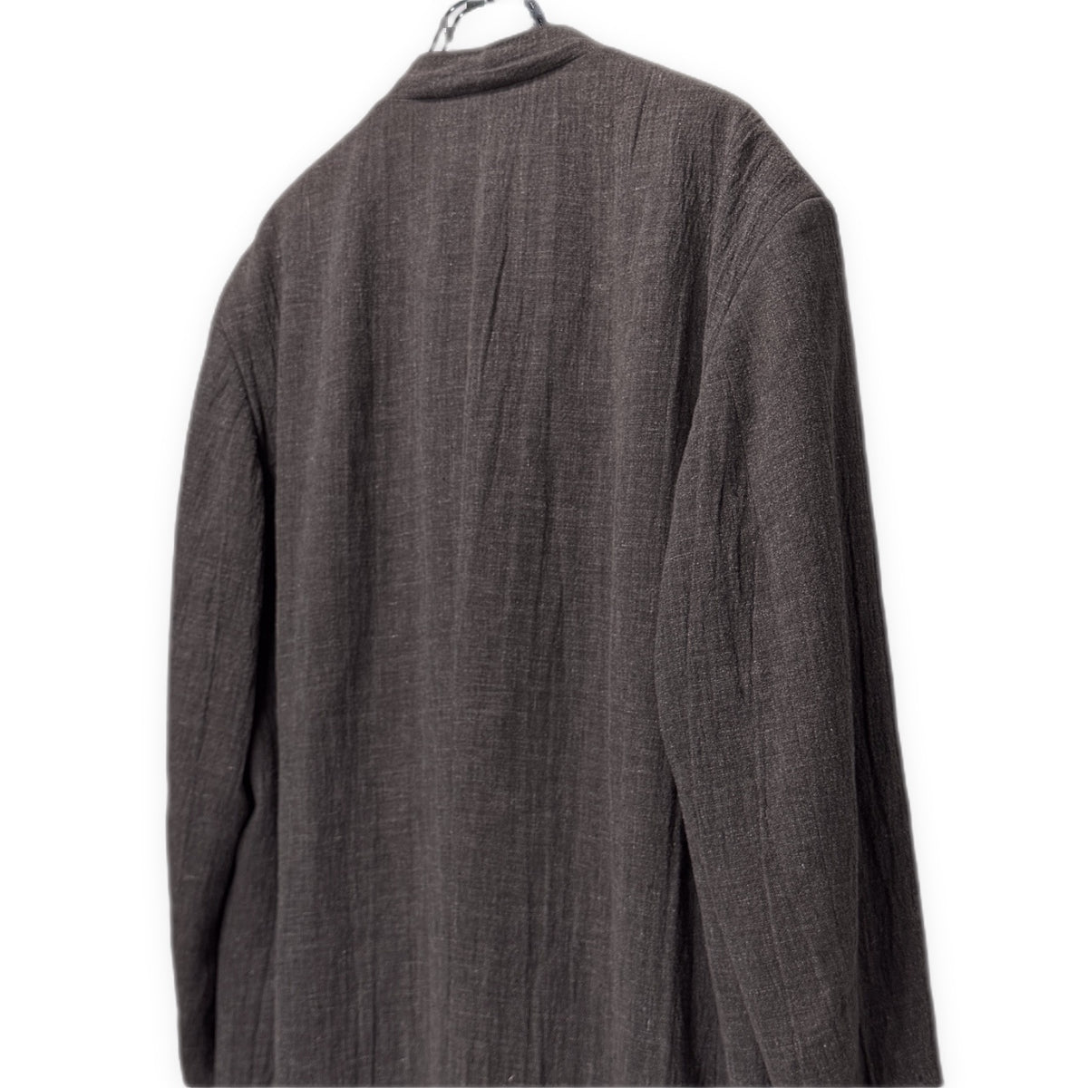 ISSEY MIYAKE MEN 02SS リネンウールマオカラー4Bテーラードジャケット ブルゾン コート アウター Archive イッセイミヤケ メンズ