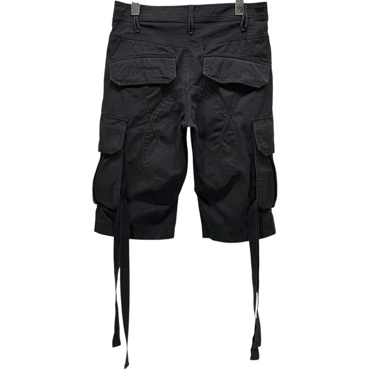 BLACK BARRETT by Neil Barrett 止血テープ付きコットンカーゴハーフパンツ ショートパンツ ショーツ Archive ボトムス ニールバレット メンズ