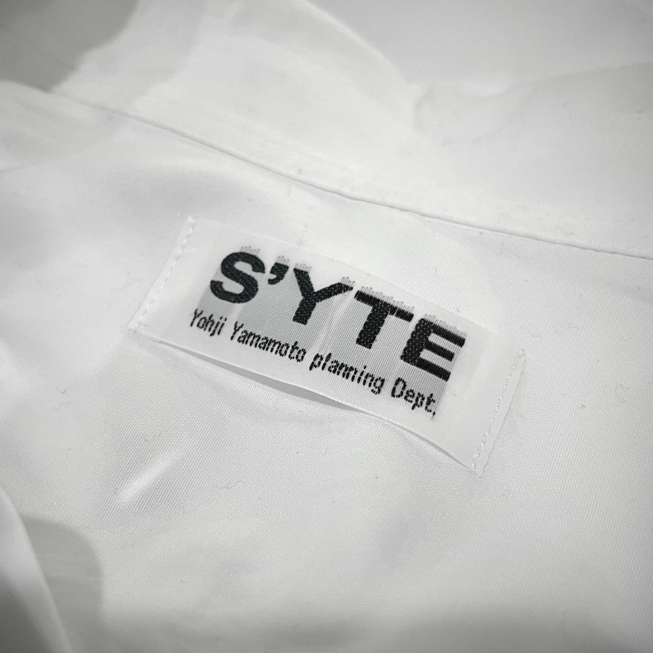 S'YTE Yohji Yamamoto コットンブロードパイピングテープシャツ ブラウス トップス サイト ヨウジヤマモト メンズ レディース ユニセックス