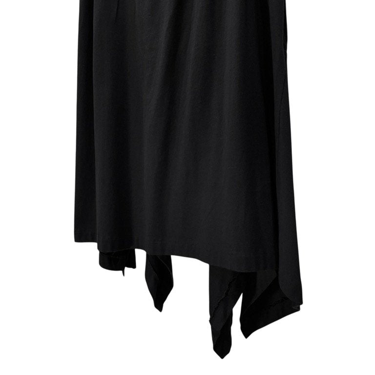 Ground Y 18SS ランダムカットヘム切替レーヨンドローストリングスカート ボトムス パンツ Yohji Yamamoto グラウンドワイ ヨウジヤマモト レディース