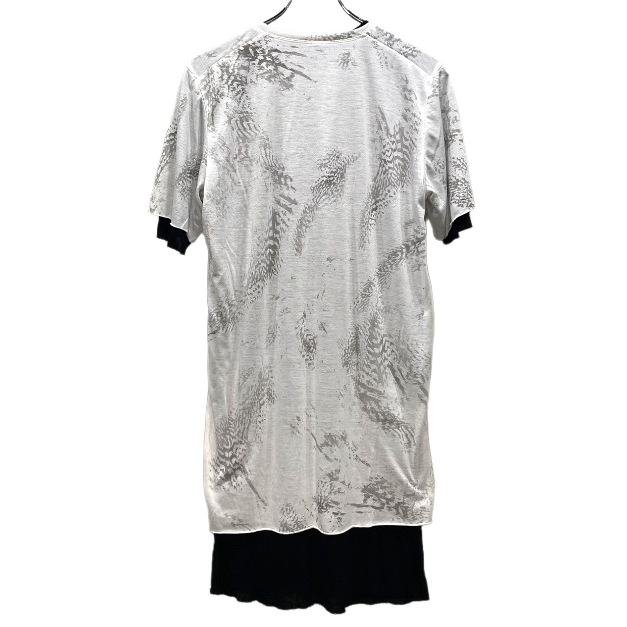 14th Addiction レイヤードカットオフTシャツ カットソー Tee T-shirt トップス Y2K 半袖 フォーティーンスアディクション メンズ