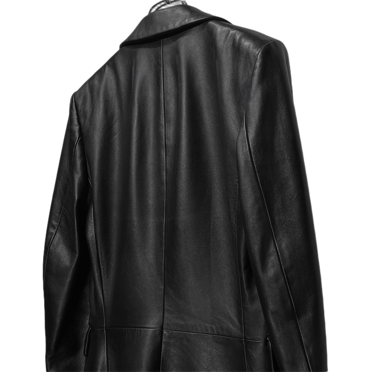 JIL SANDER by RAF SIMONS 12AW ラムレザー2ボタンテーラードジャケット Archive ラフシモンズ期 ラストコレクション ブレザー コート アウター ジルサンダー メンズ