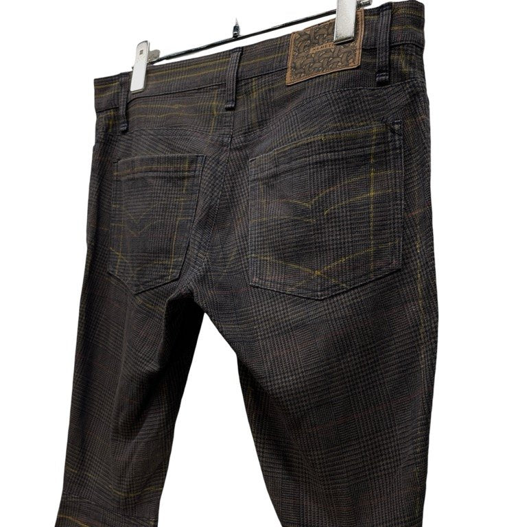 Christopher Nemeth ハンドペイントチェック立体裁断パンツ Archive 90s 00s 手描き ボトムス クリストファーネメス メンズ レディース ユニセックス