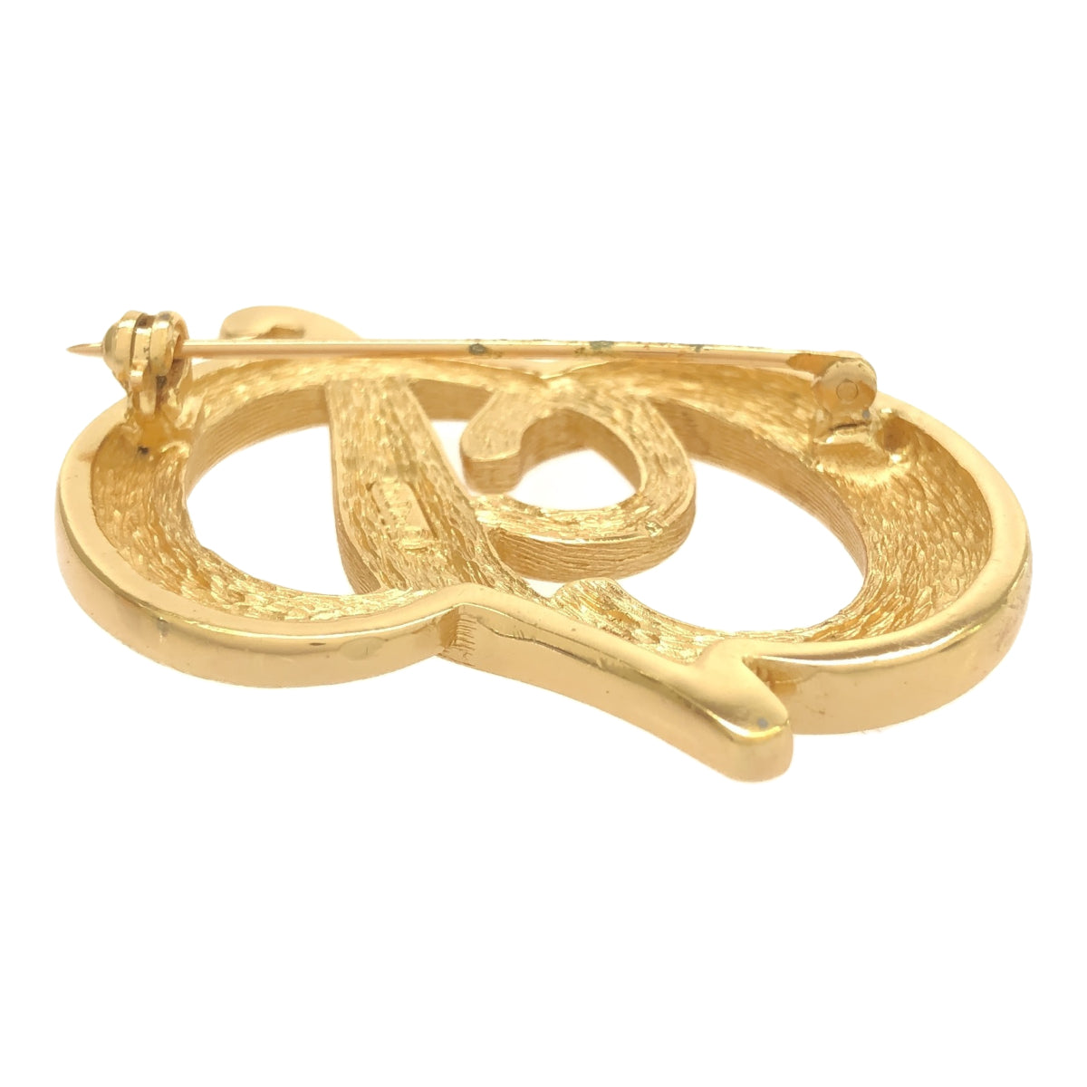 Christian Dior Christian Dior ブローチ CD ストーン