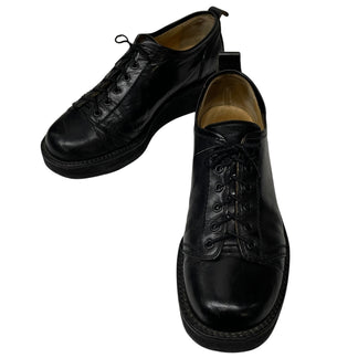 Y's for men レザー6ホールレースアップモンキーブーツ 短靴 シューズ クツ ローカット Archive Yohji Yamamoto Pour Homme ワイズフォーメン ヨウジヤマモトプールオム メンズ