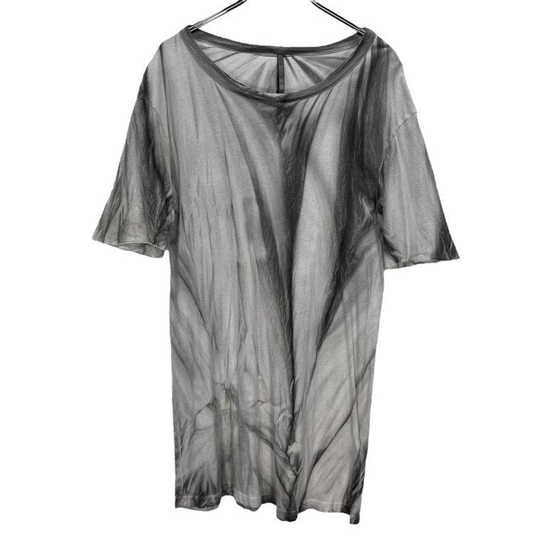 SILENT DAMIR DOMA ムラ染めカットオフパイピングカットソー Tシャツ Tee T-shirt トップス 半袖 サイレント ダミールドーマ ダミールドマ メンズ レディース ユニセックス