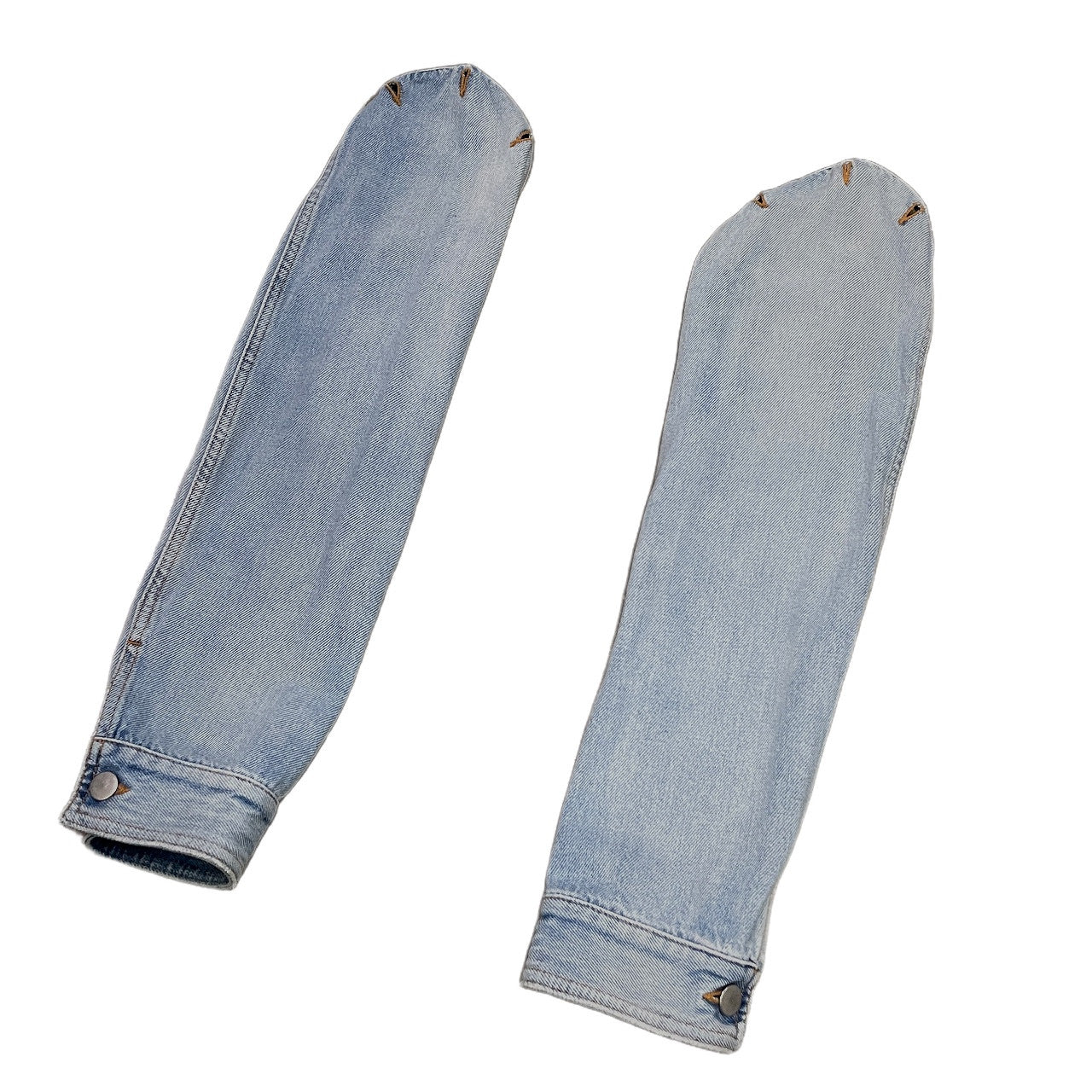 MM6 Maison Margiela 17SS 袖着脱カットオフデニムジャケット ベスト ノースリーブ アウター エムエムシックス メゾンマルジェラ レディース