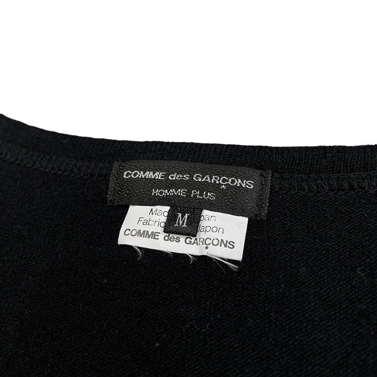 COMME des GARCONS HOMME PLUS 13AW コットンアームパッチウールロングニットセーター エルボーパッチ Archive トップス カットソー the Tree of Youth ツリーオブユース コムデギャルソンオムプリュス メンズ