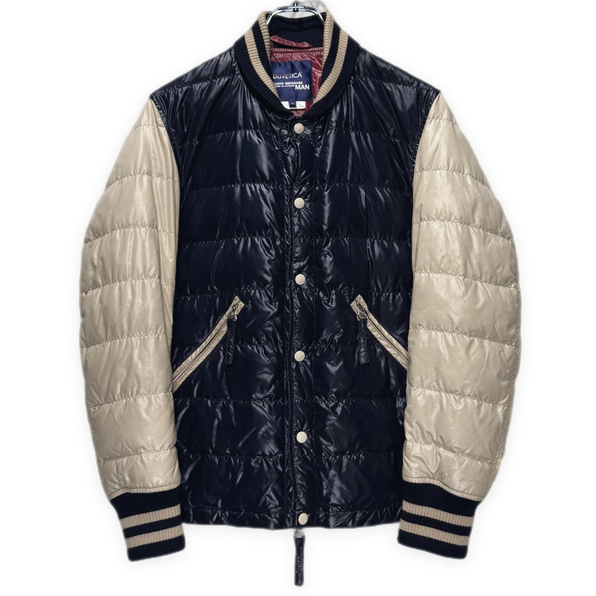 JUNYA WATANABE COMME des GARCONS MAN × DUVETICA 12AW ダウンスタジアムジャンパー スタジャン ブルゾン コート ジャケット アウター Archive ジュンヤワタナベ コムデギャルソン マン デュベティカ メンズ