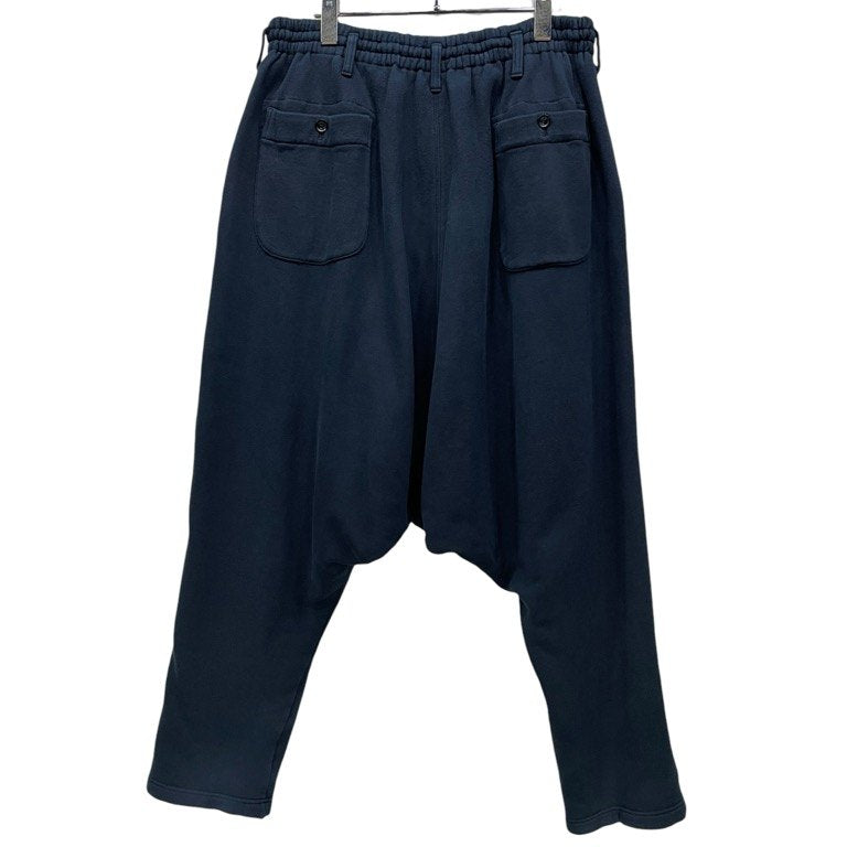 Yohji Yamamoto Pour Homme 19SS スウェットドローストリングサルエルイージーパンツ ウエストゴム 紐 ボトムス ヨウジヤマモトプールオム メンズ