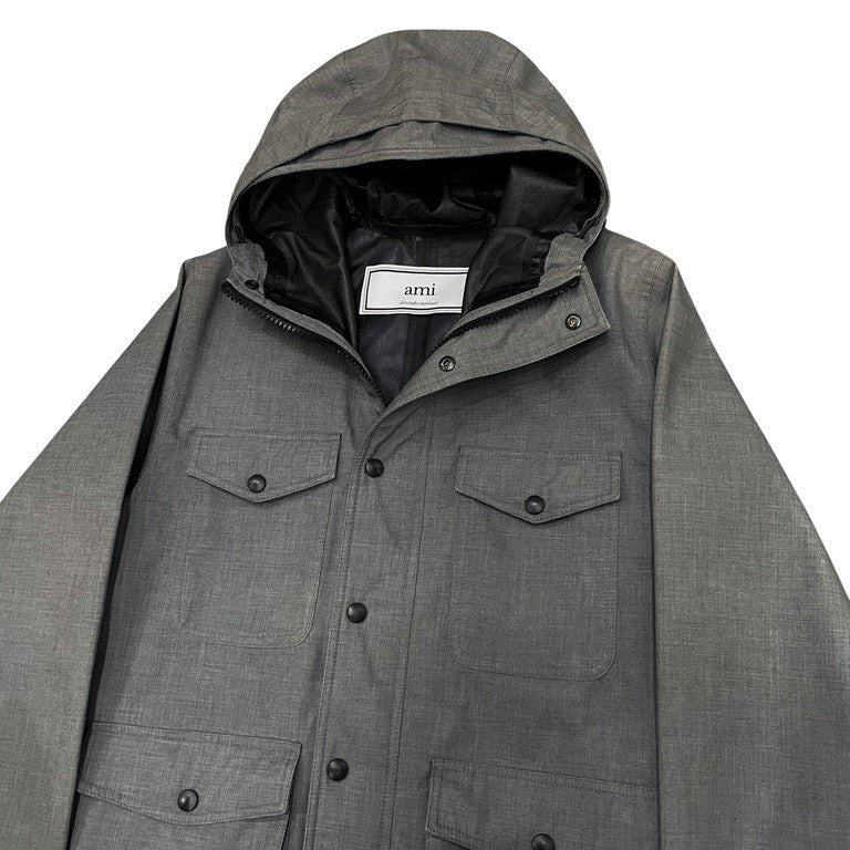 AMI Alexandre Mattiussi ポリエステルコットンマルチポケットマウンテンパーカー アミアレクサンドルマテュッシ アミパリス メンズ レディース