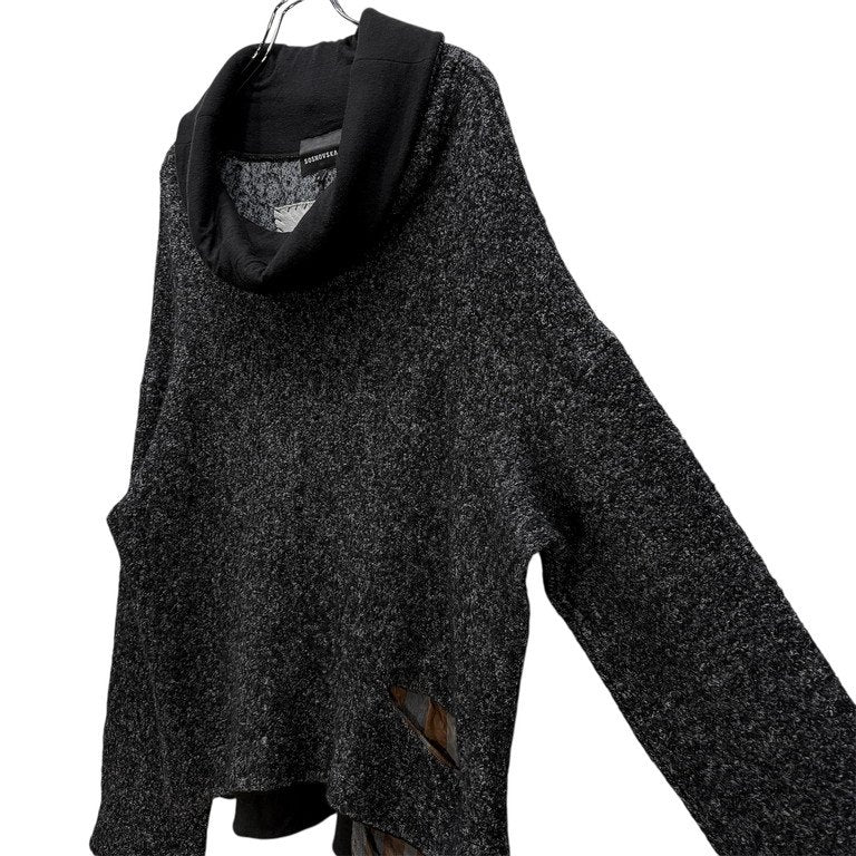 SOSNOVSKA 20AW CRAWLED OUT POCKET KNIT SWEATER exclusive for LOOM 別注 ウールモヘヤシルクハイネックニットセーター トップス モヘア ソスノブスカ メンズ レディース ユニセックス
