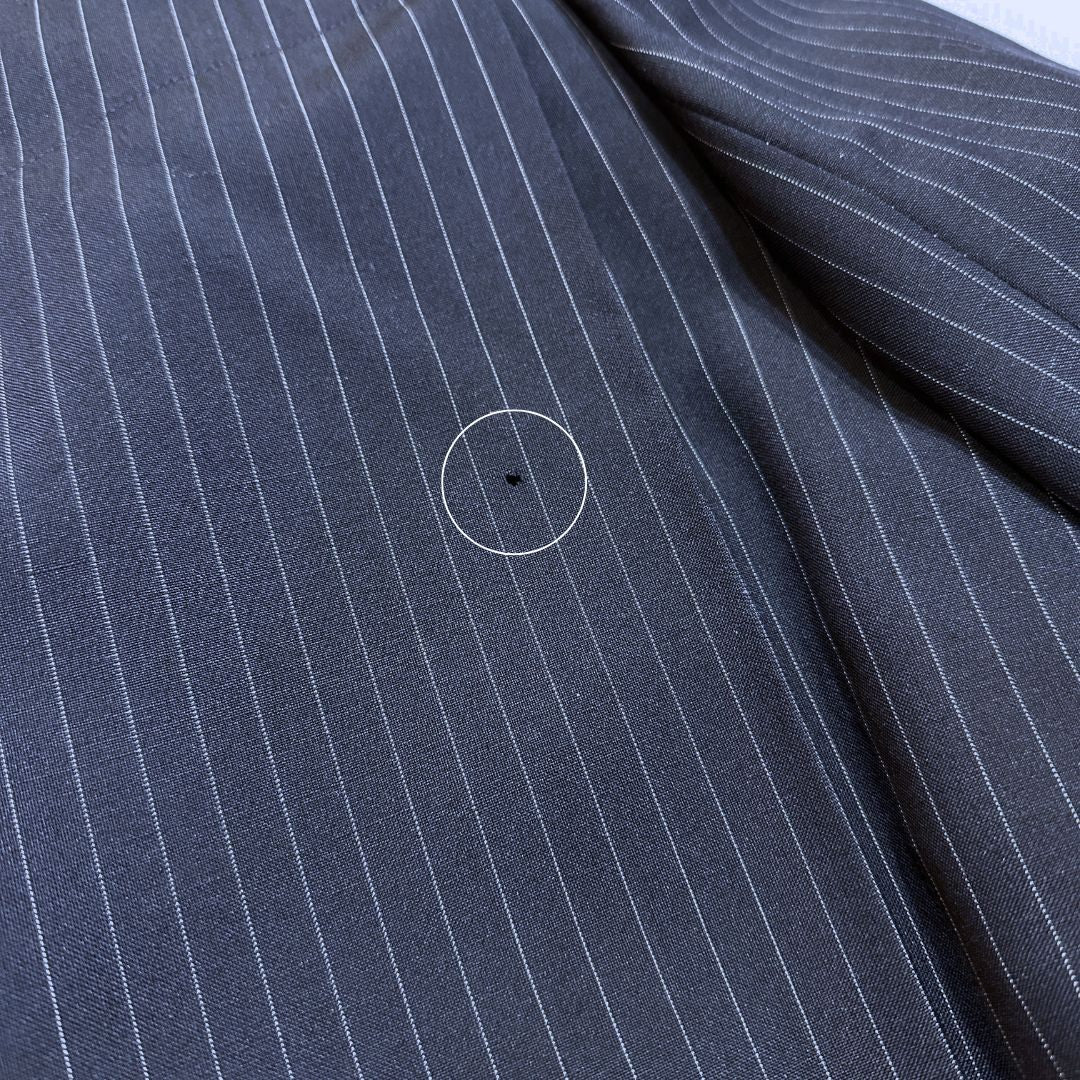 HERMES Hermès ピンストライプ ダブルジャケット