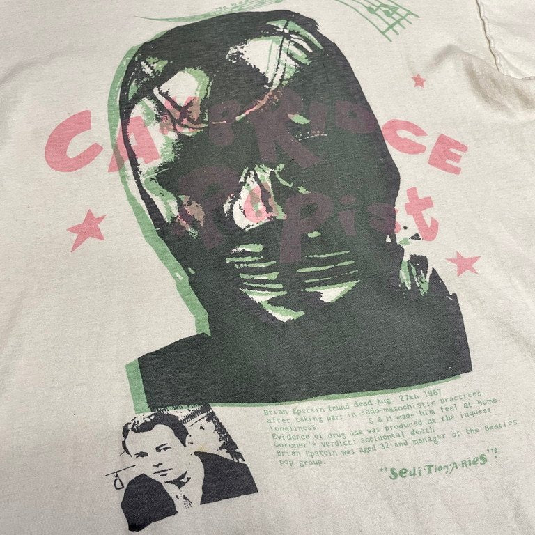 SEDITIONARIES  by A STORE ROBOT CAMBRIDGE RAPIST インサイドアウトケンブリッジレイピストプリントTシャツ カットソー Archive パンク