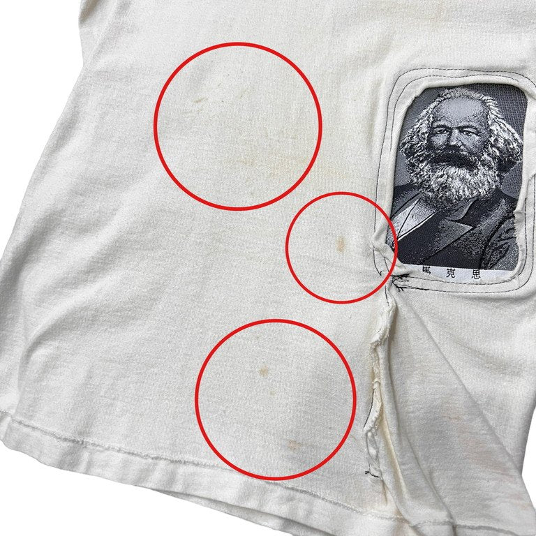 SEDITIONARIES KARL MARX 馬克思 インサイドアウトアナーキーTシャツ カットソー カールマルクス パッチ Archive 70s 希少 レア パンク Vivienne Westwood