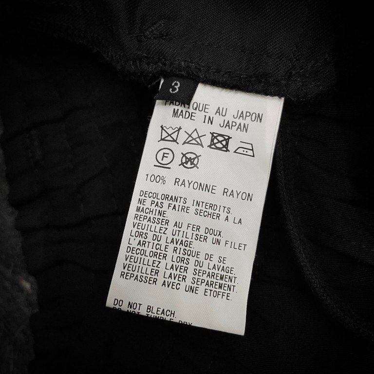 S'YTE Yohji Yamamoto レーヨンギャバジンサルエルバルーンパンツ ボトムス ドローストリング イージー サイト ヨウジヤマモト メンズ レディース ユニセックス