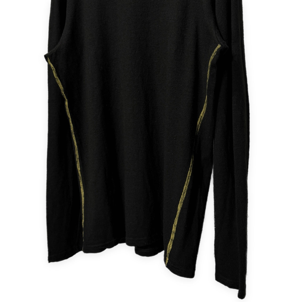ISSEY MIYAKE MEN 00AW 製品染めシームラインデザインモックネックニットセーター トップス Archive 00s イッセイミヤケメン メンズ