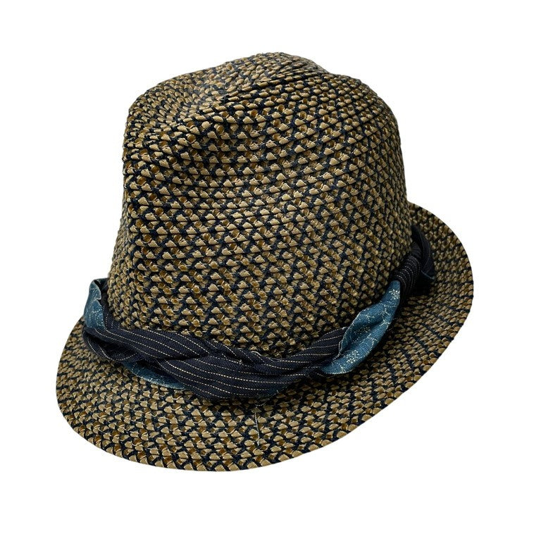 KAPITAL 14AW ベルベットブレード フェドーラHAT ハット フレンチリネンリボンハット 中折れハット ヘッドウェア 帽子 Archive キャピタル K1412XH309