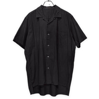 Y's for men 製品染めオープンカラーシャツ 半袖 開襟 ブラウス トップス Archive 90s Yohji Yamamoto Pour Homme ワイズフォーメン ヨウジヤマモトプールオム メンズ