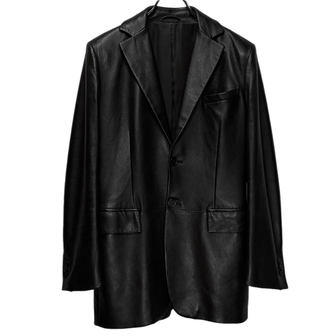 JIL SANDER by RAF SIMONS 12AW ラムレザー2ボタンテーラードジャケット Archive ラフシモンズ期 ラストコレクション ブレザー コート アウター ジルサンダー メンズ
