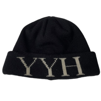 Yohji Yamamoto Pour Homme 10AW YYHロゴニットキャップ YOHJI YAMAMOTO THE MEN 4.1 2010 TOKYO ワッチキャップ 帽子 Archive 小物 服飾雑貨 ヨウジヤマモトプールオム メンズ