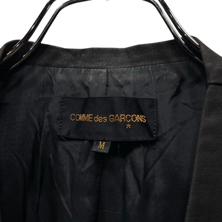 COMME des GARCONS 92SS レーヨンコットンギャバジン5Bシンチバックベスト ジレ ノースリーブ ジャケット Unfinished Archive 90s AD1991 CdG トップス アウター コムデギャルソン レディース