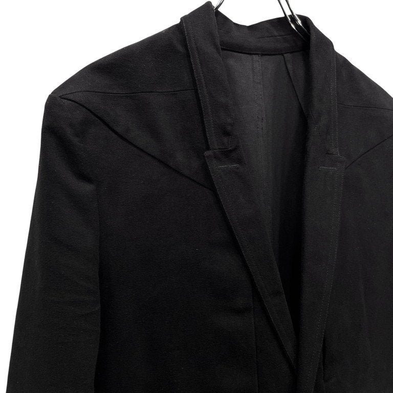 Rick Owens 23AW LUXOR FOGPOCKET LIDO JACKET コットンモールスキンフォグポケットバックベルトテーラードジャケット ブレザー ブルゾン コート アウター RU02C7723-MO リックオウエンス メンズ