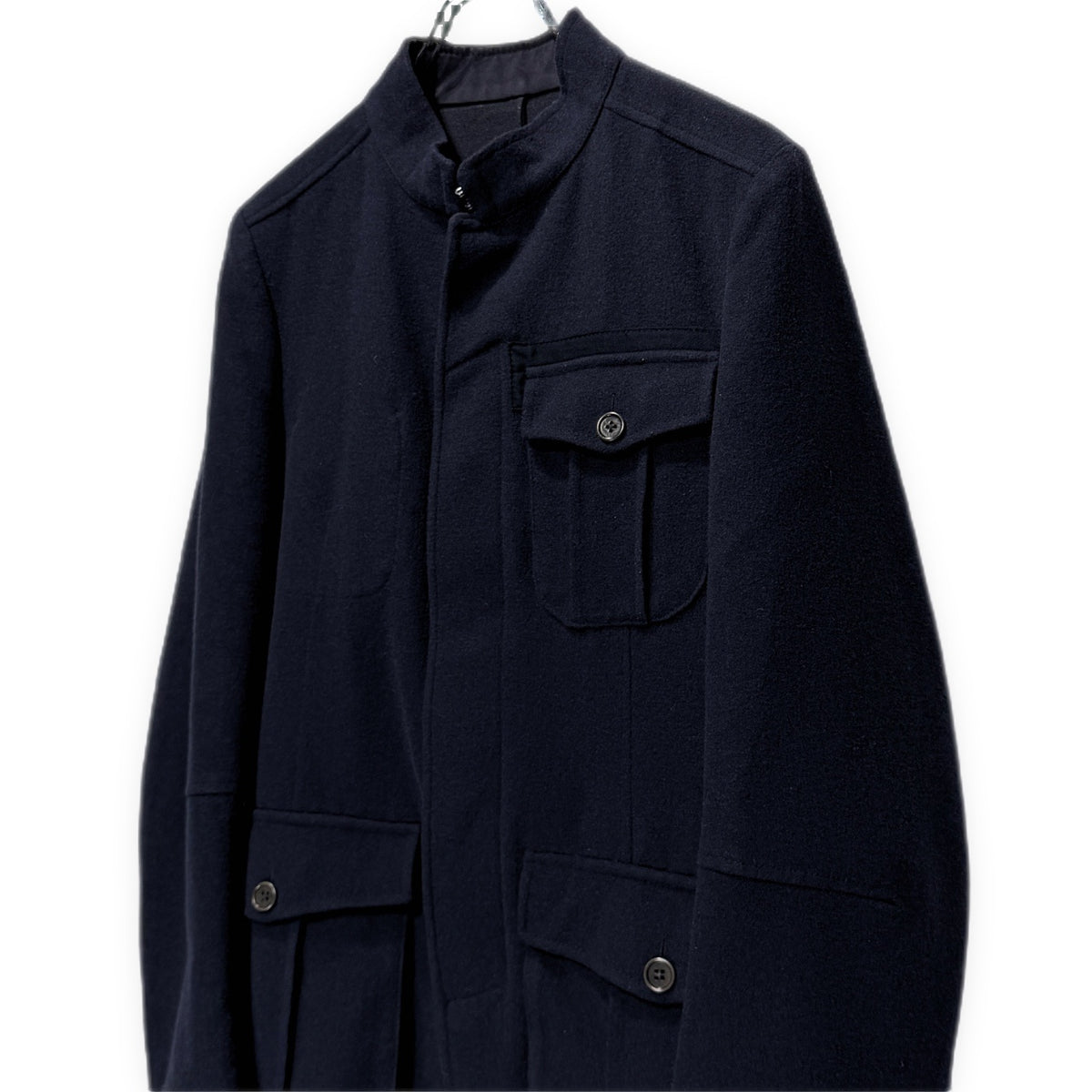 DRIES VAN NOTEN ウール詰襟スタンドカラーミリタリージャケット Archive ブルゾン コート アウター ドリスヴァンノッテン メンズ