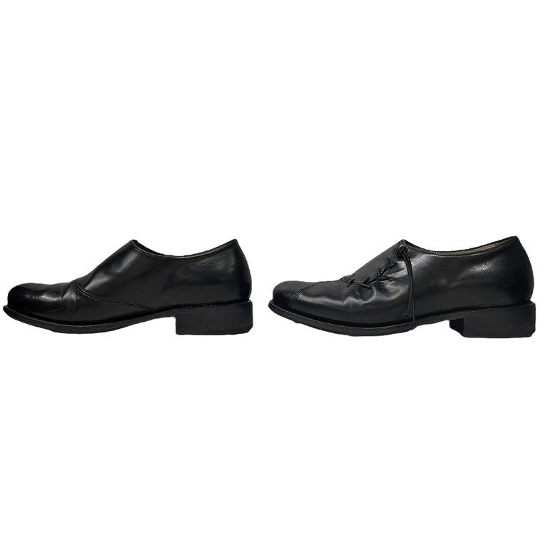 Yohji Yamamoto Pour Homme × CHEREVICHKIOTVICHKI 23SS WAXED CALF PATCHWORK SHOES ワックスカーフレザーパッチワークダービーシューズ