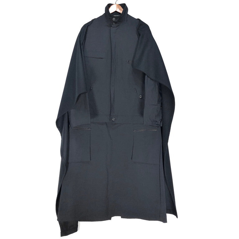 Yohji Yamamoto Pour Homme 17AW Docking stole zipped coat