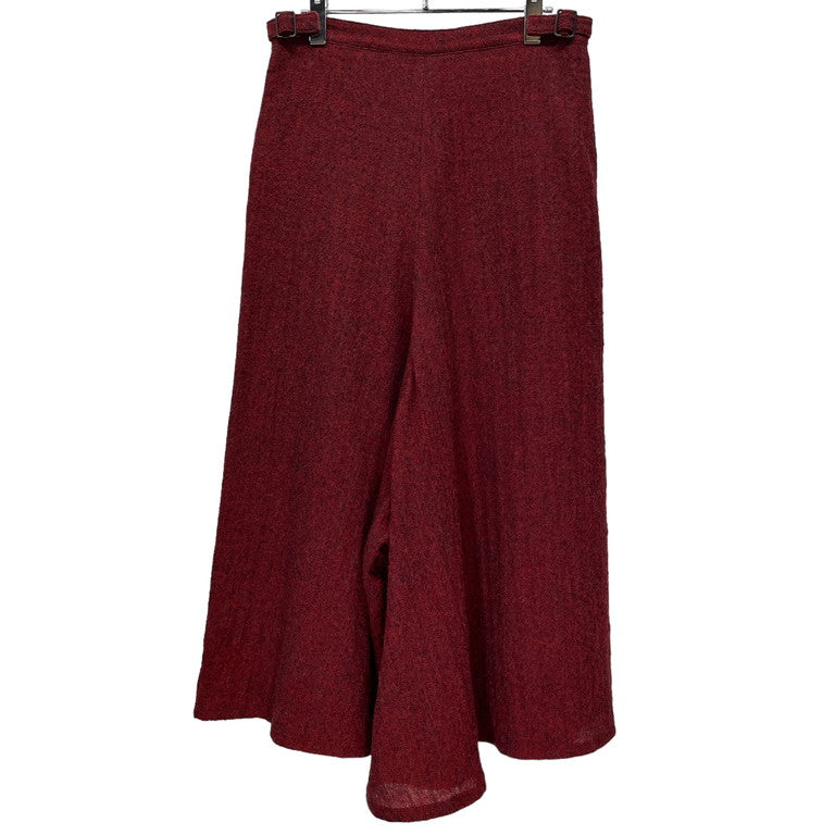 Yohji Yamamoto +NOIR 19AW Red herringbone skirt pants