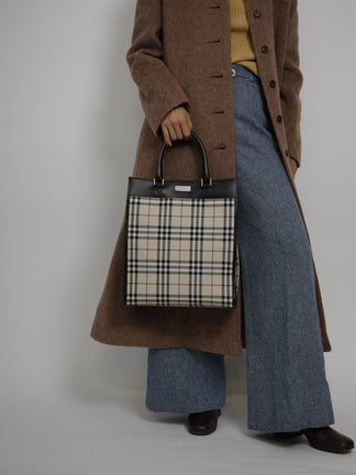 BURBERRY チェック トートバッグ