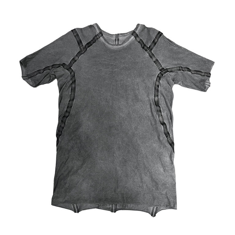 ISAAC SELLAM 21SS Leather taping tee