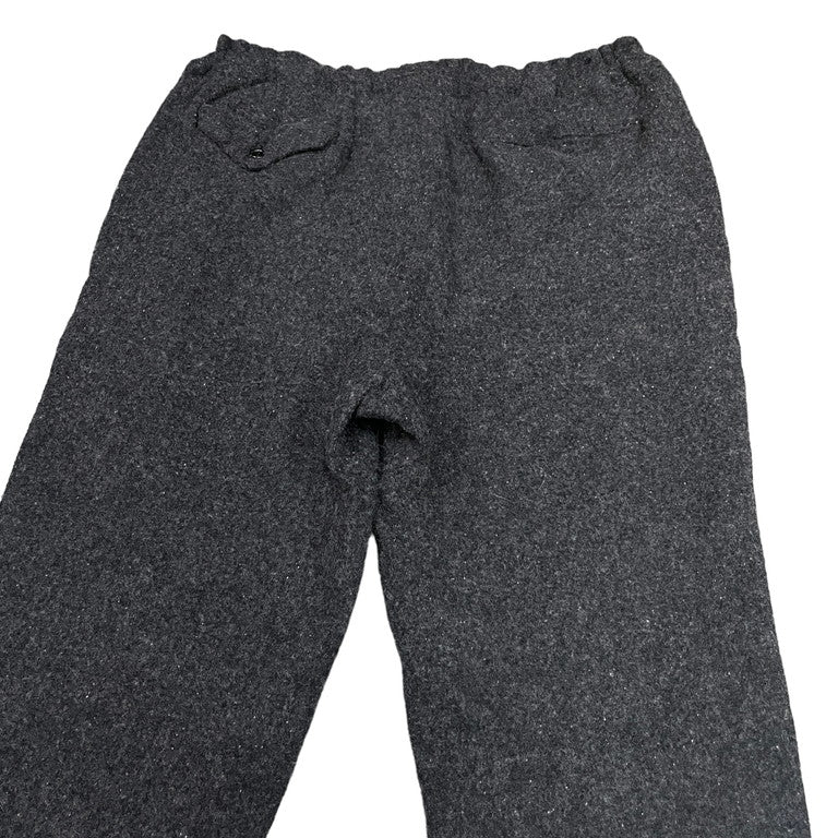 COMME des GARCONS HOMME DEUX 21AW Felted wool easy pants