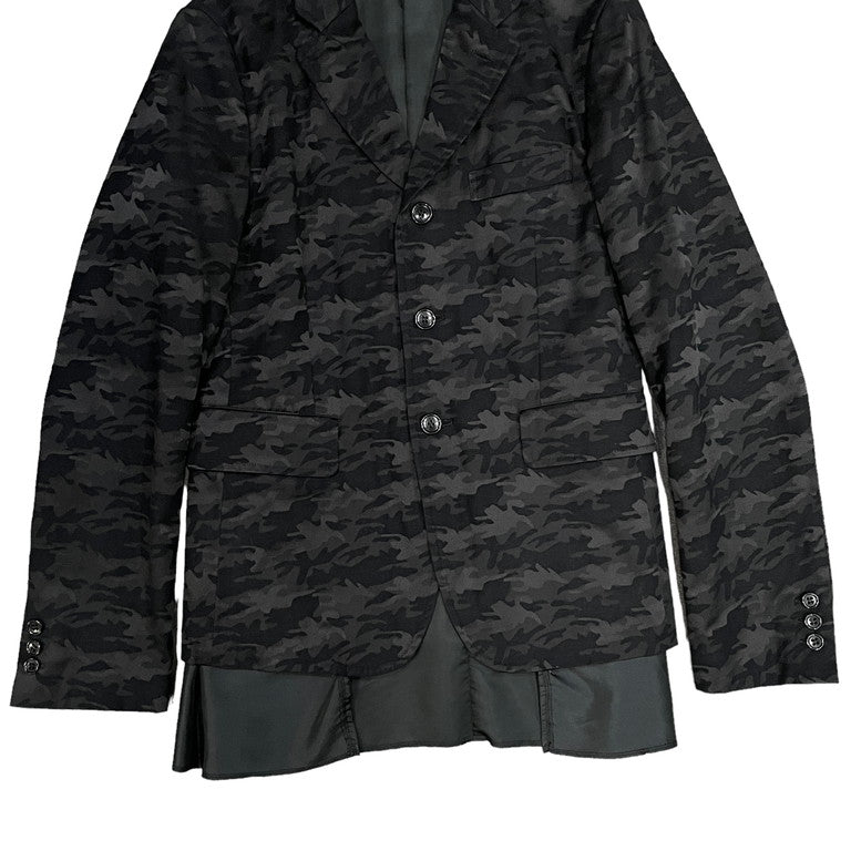 BLACK COMME des GARCONS 14AW Camouflage blazer