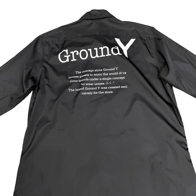 Ground Y 20SS Back logo coat