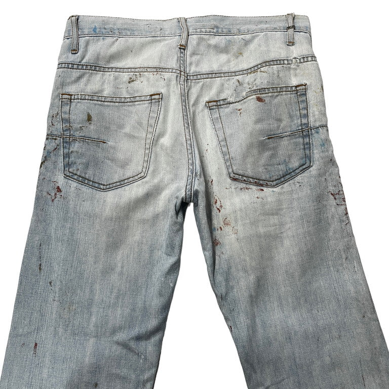 Dior Homme by KRIS VAN ASSCHE 10SS Painted jeans