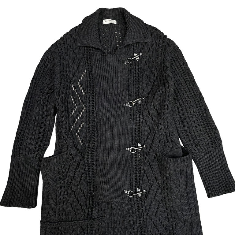 Yohji Yamamoto Pour Homme 19AW Hook knitted coat