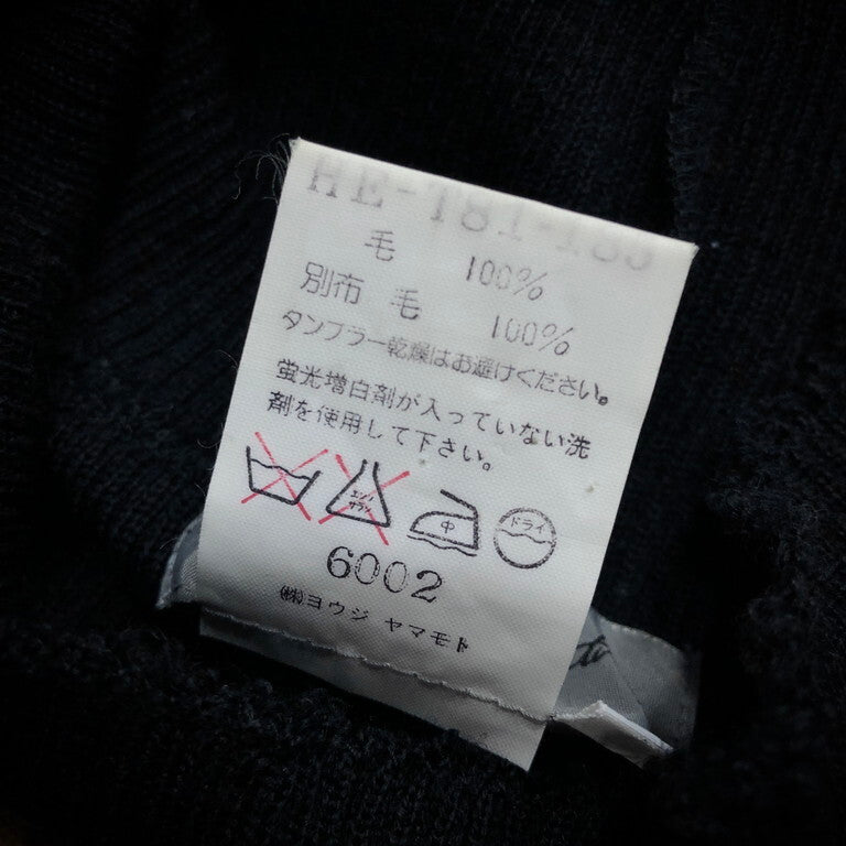 Yohji Yamamoto Pour Homme 95AW Rokumeikan knit sweater