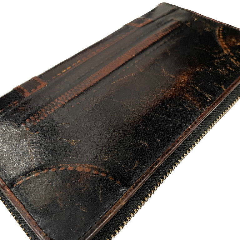 MIHARA YASUHIRO Broiled leather wallet