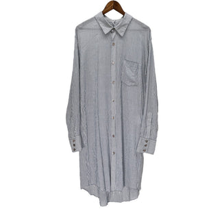 sulvam 18SS Tencel Stripe Long Shirt