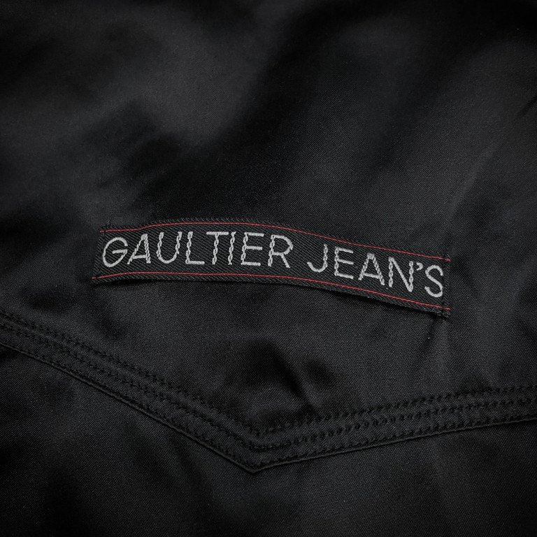 Jean Paul GAULTIER JEAN'S 96SS ナイロンサテンウエスタンシャツ