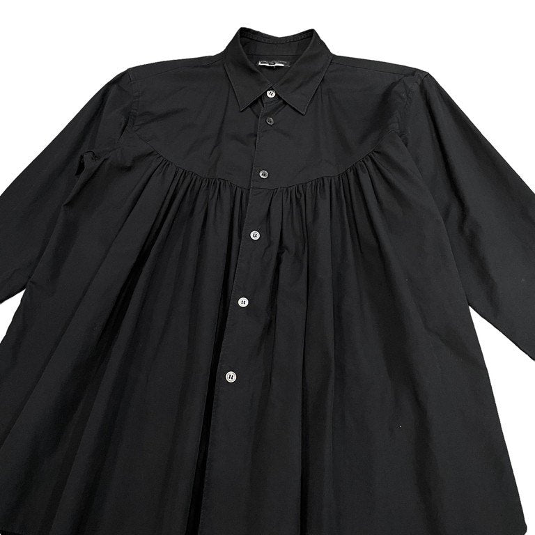 COMME des GARCONS HOMME PLUS 20SS コットンブロードフロントギャザーシャツ