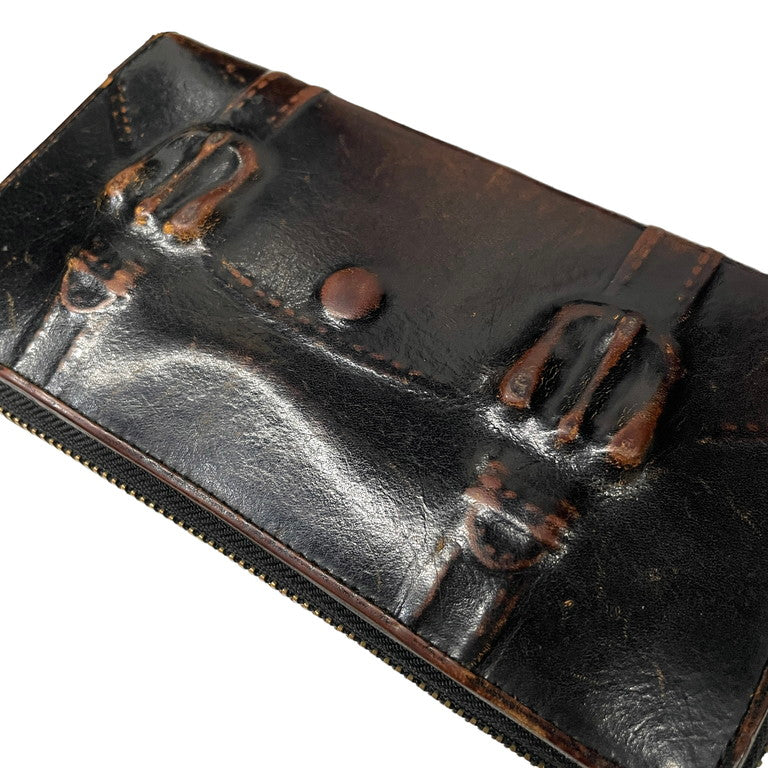 MIHARA YASUHIRO Broiled leather wallet