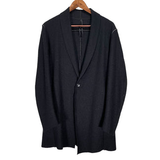 The Viridi-anne Fulling Knit Long Jacket 圧縮ウールオーバーロックステッチロングジャケット