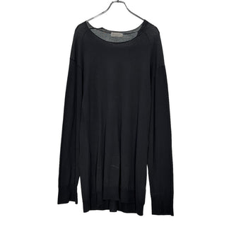 Yohji Yamamoto Pour Homme 13SS Slit knitted sweater