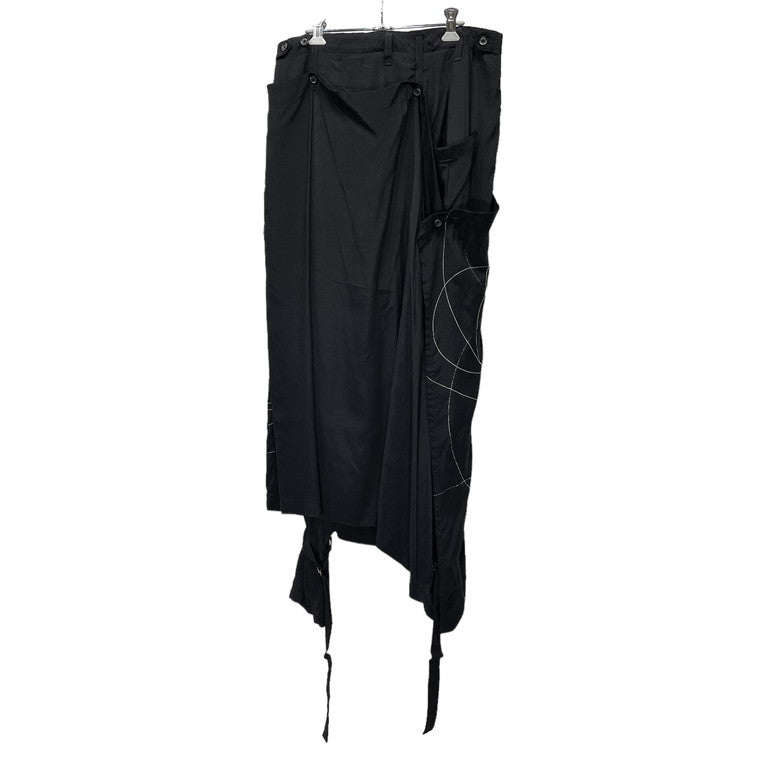 Yohji Yamamoto Pour Homme 19AW Scorpion printed wrap around pants