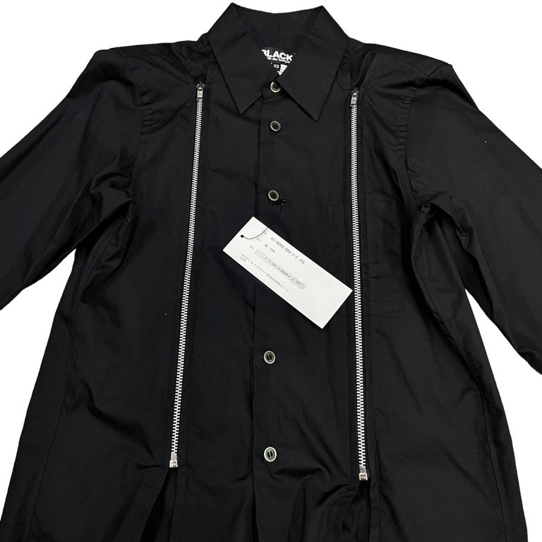 BLACK COMME des GARCONS 19SS Zipped shirt