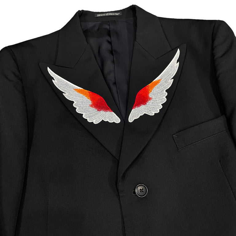 Yohji Yamamoto Pour Homme REPLICA 02AW Wing embroidered blazer